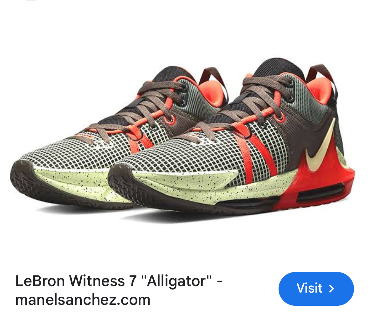 Nike Lebron Witness 7 Alligator Original