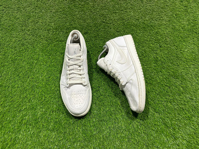 Nike Air Jordan 1 Low Triple White Mens Original&nbsp;