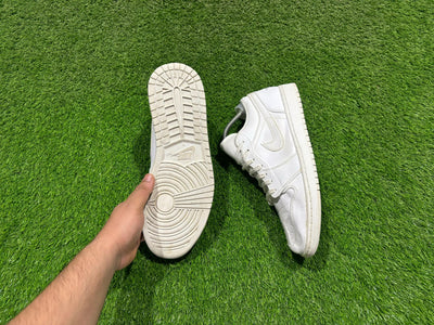 Nike Air Jordan 1 Low Triple White Mens Original&nbsp;